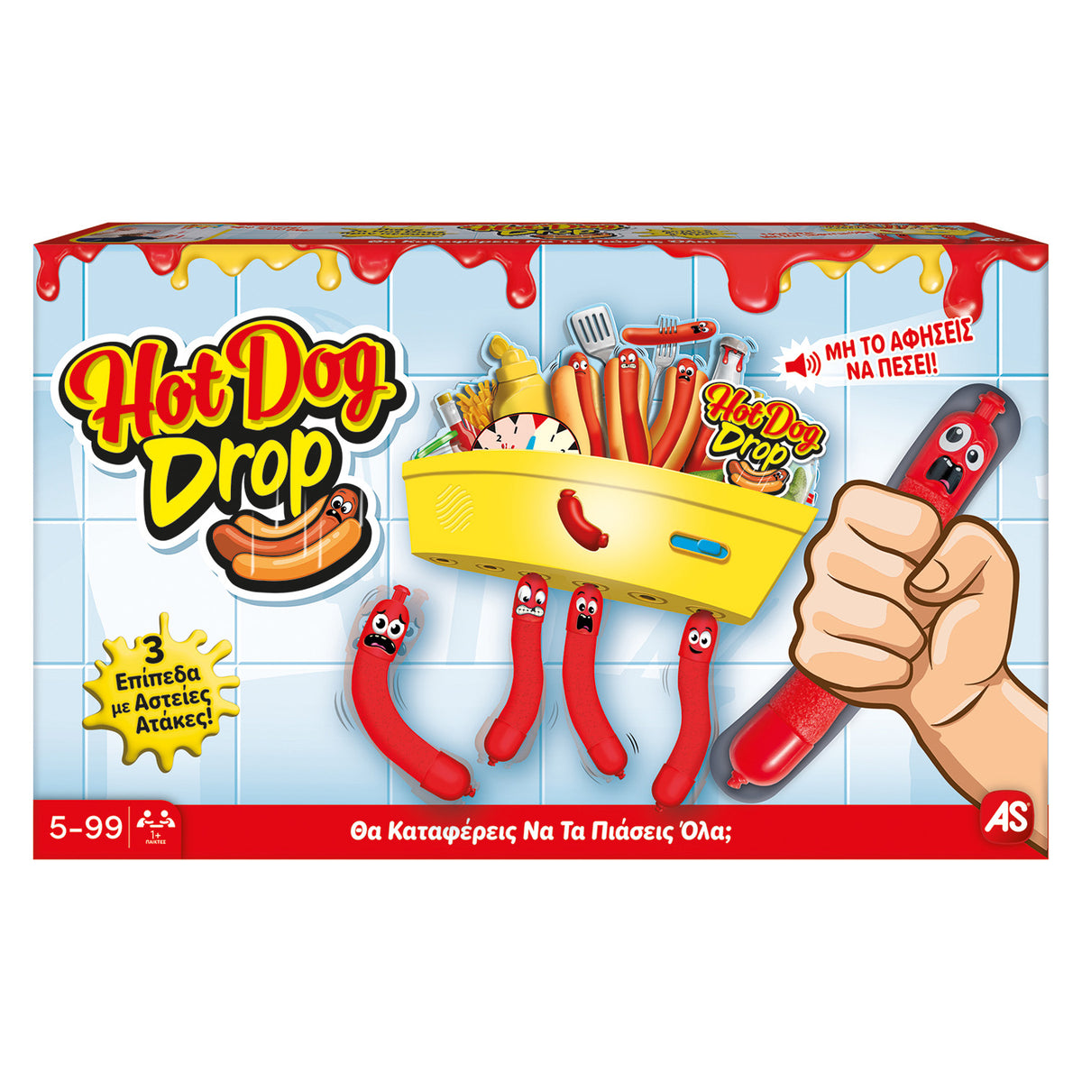 AS Games Επιτραπέζιο Hot Dog Drop (1040-08466) - Fun Planet