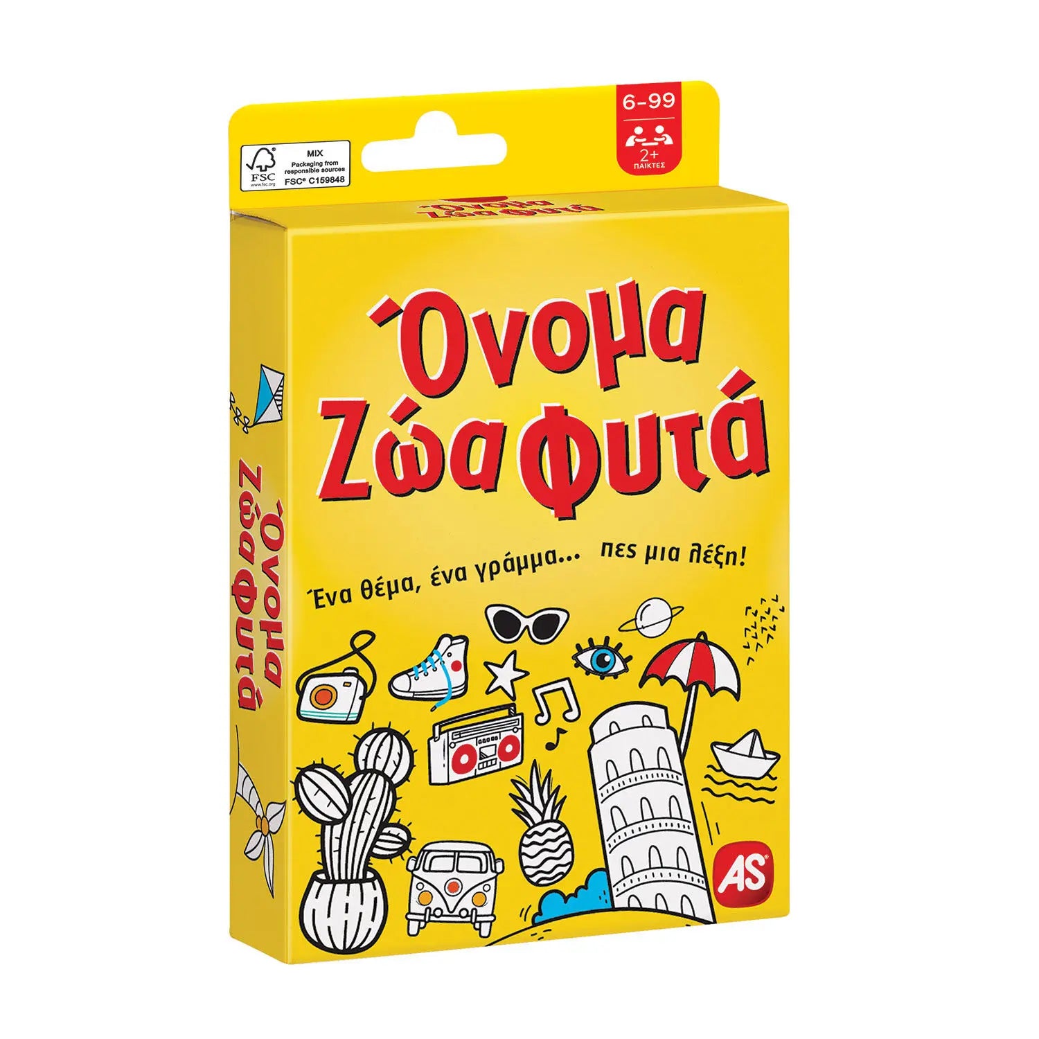 AS Games Παιχνίδι Με Κάρτες Όνομα Ζώα Φυτά (1040-21405) - Fun Planet