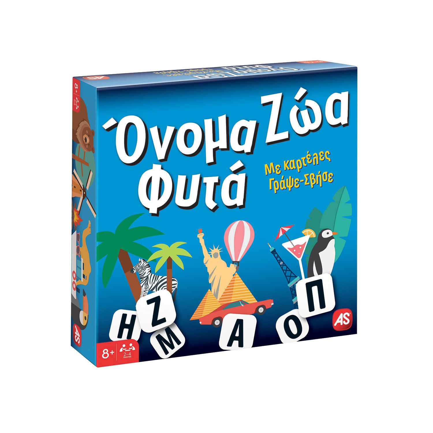 AS Games Επιτραπέζιο Παιχνίδι Όνομα - Ζώα - Φυτά Board Edition (1040-21168) - Fun Planet