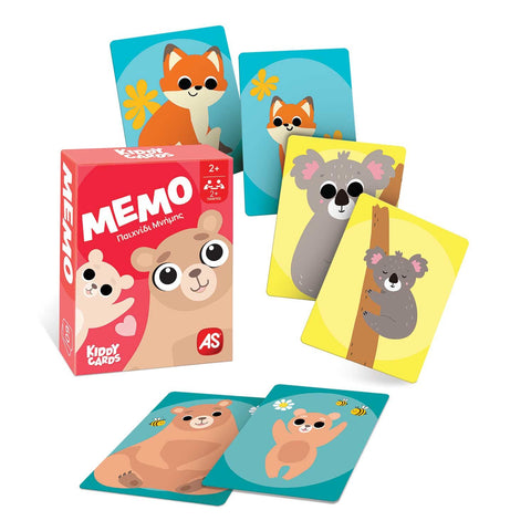 AS Games Παιχνίδια Με Κάρτες Kiddy Cards Μέμο (1040-25100)