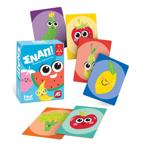 AS Games Παιχνίδια Με Κάρτες Kiddy Cards Σναπ! (1040-25100)