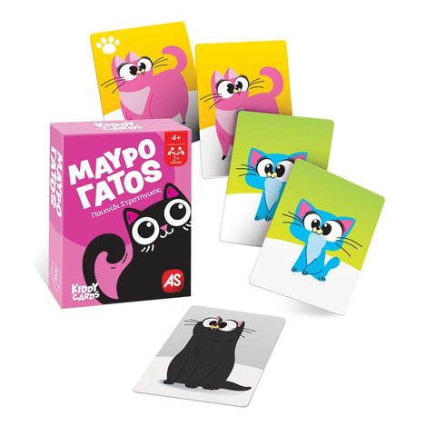 AS Games Παιχνίδια Με Κάρτες Kiddy Cards Μαύρος Γάτος (1040-25100)