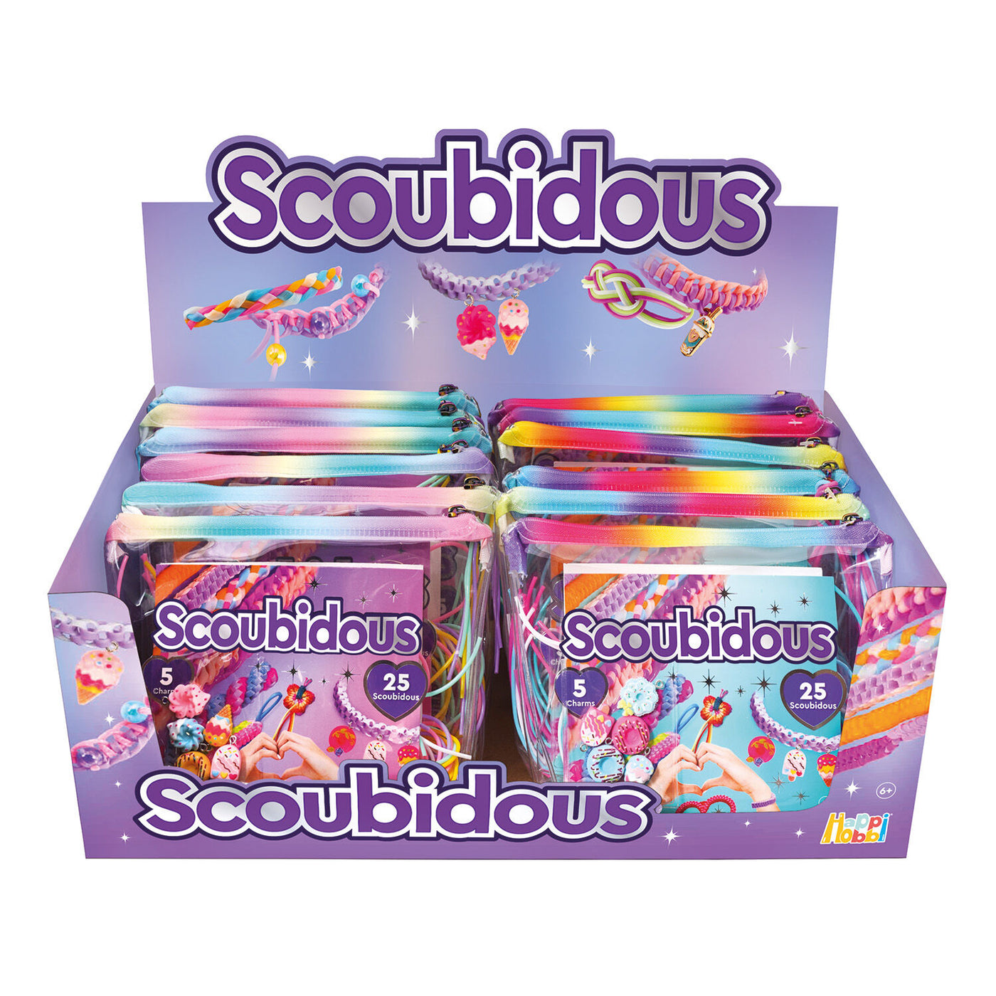 HappiHobbi Scoubidous Τσαντάκι Με 25 Scoubidous & Αξεσουάρ (1080-25569) - Fun Planet