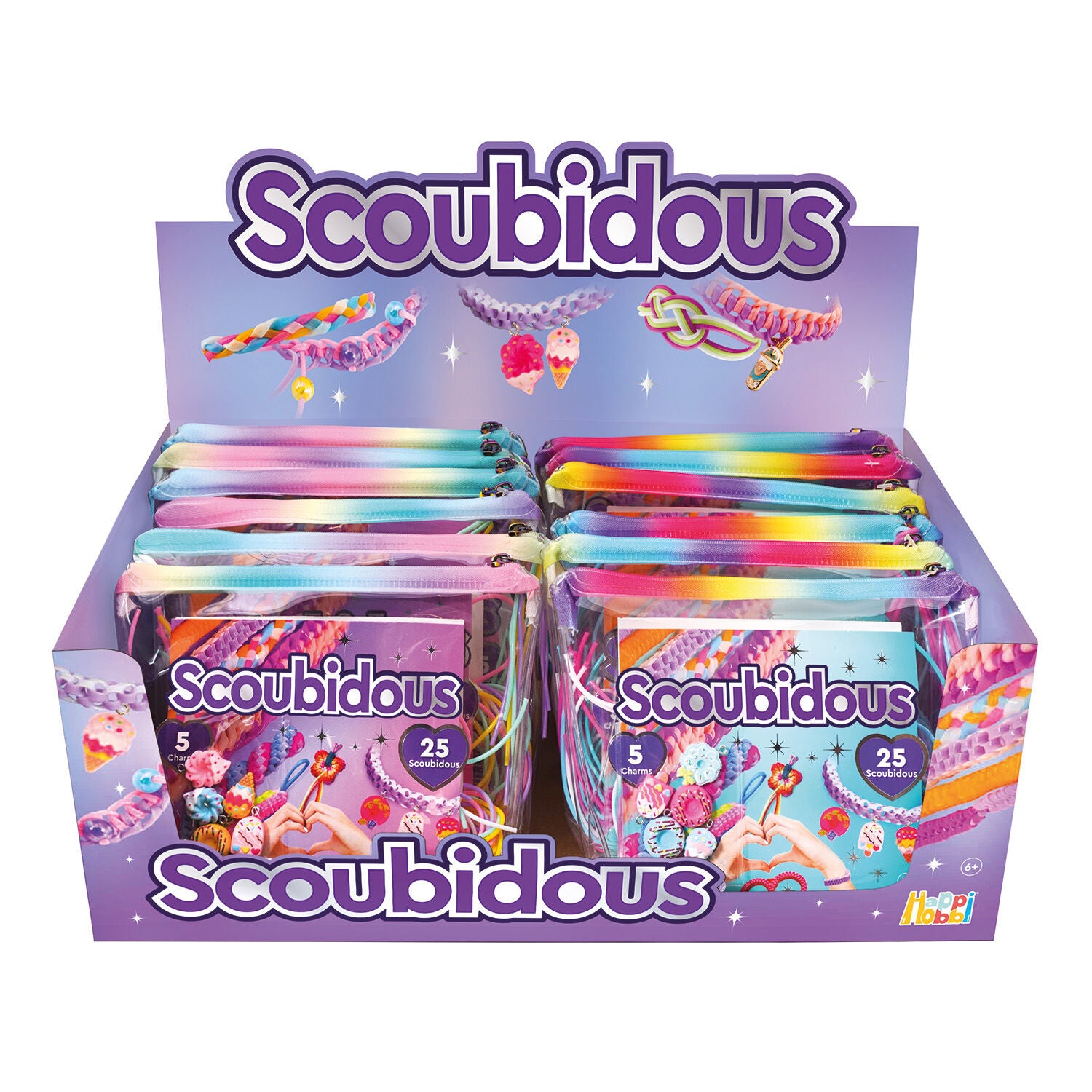 HappiHobbi Scoubidous Τσαντάκι Με 25 Scoubidous & Αξεσουάρ (1080-25569) - Fun Planet