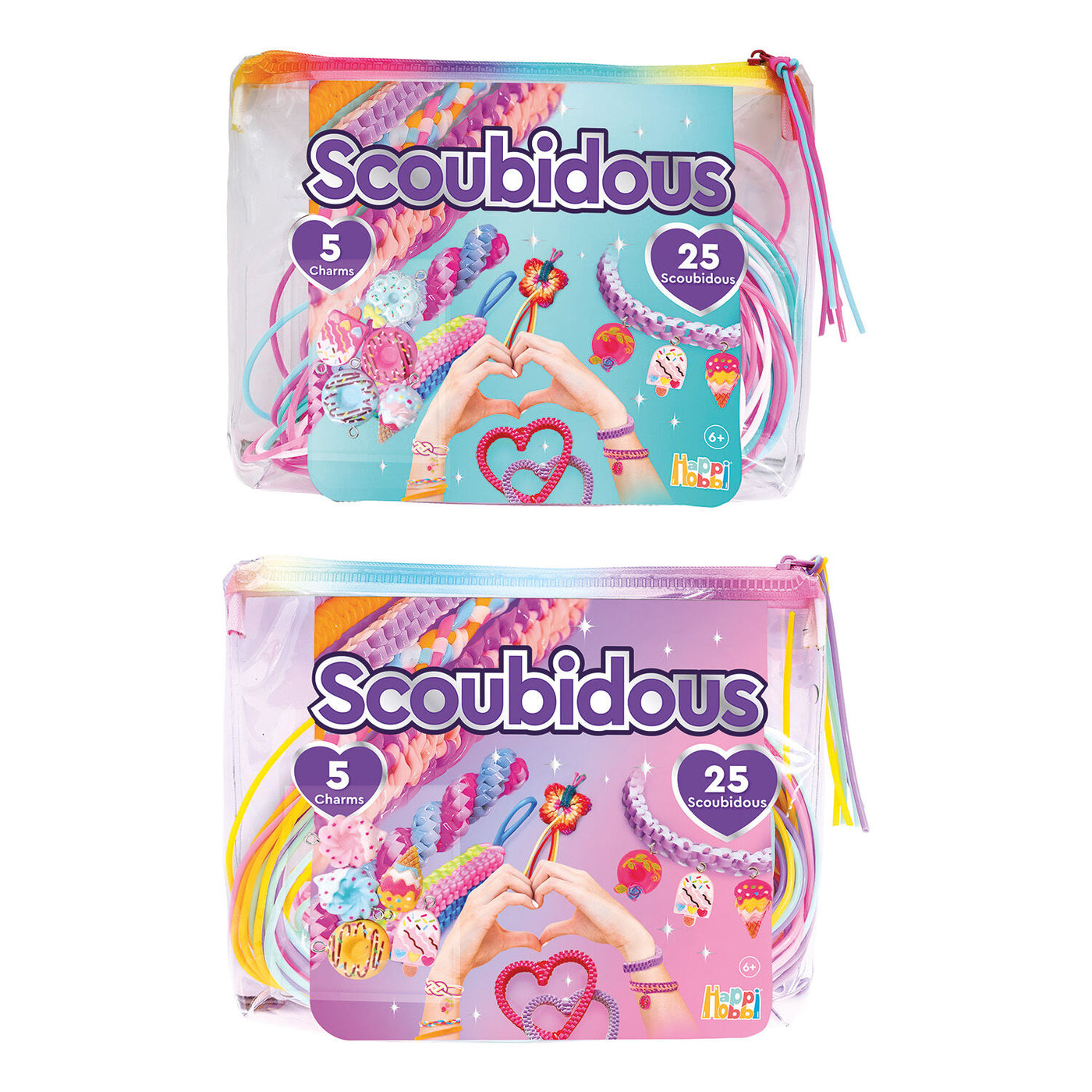 HappiHobbi Scoubidous Τσαντάκι Με 25 Scoubidous & Αξεσουάρ (1080-25569) - Fun Planet