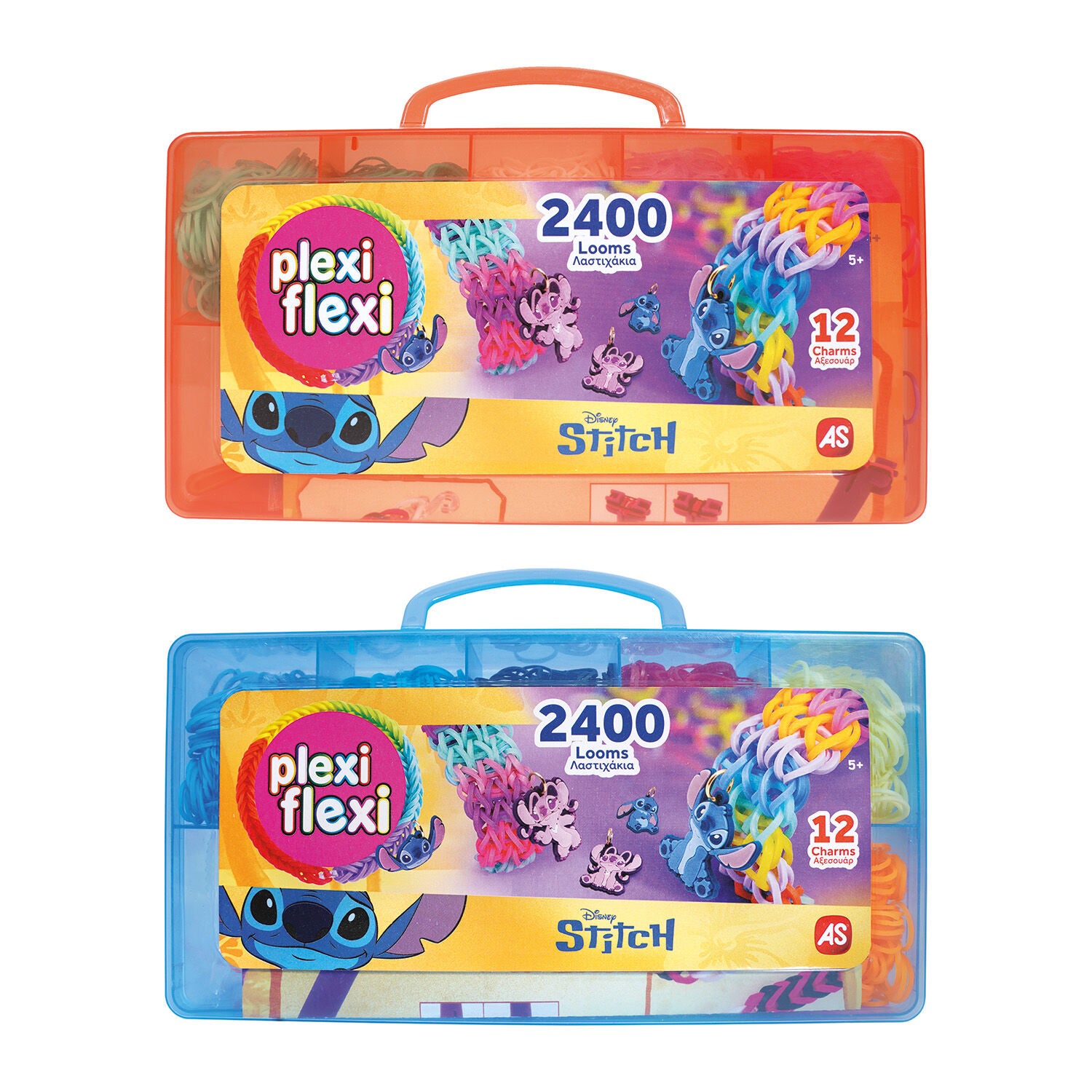 Plexi Flexi Disney Stitch Θήκη Με 2400 Λαστιχάκια & 12 Αξεσουάρ (1080-25578) - Fun Planet