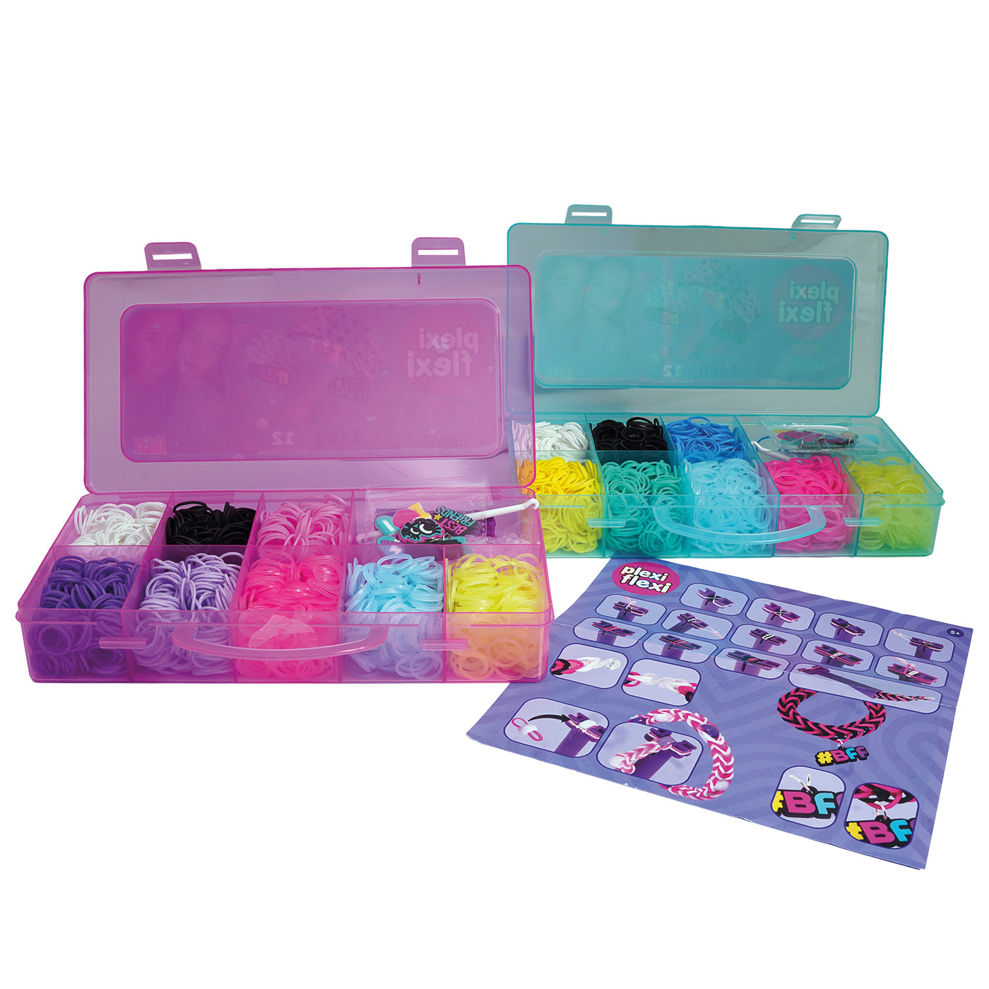 AS Plexi Flexi Love Loom With 800 Rubber Bands &amp; 30 Accessories (1080-25574)