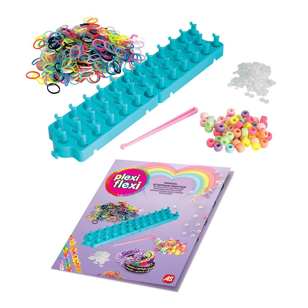 AS Plexi Flexi Love Αργαλειός Με 800 Λαστιχάκια & 30 Αξεσουάρ (1080-25574) - Fun Planet