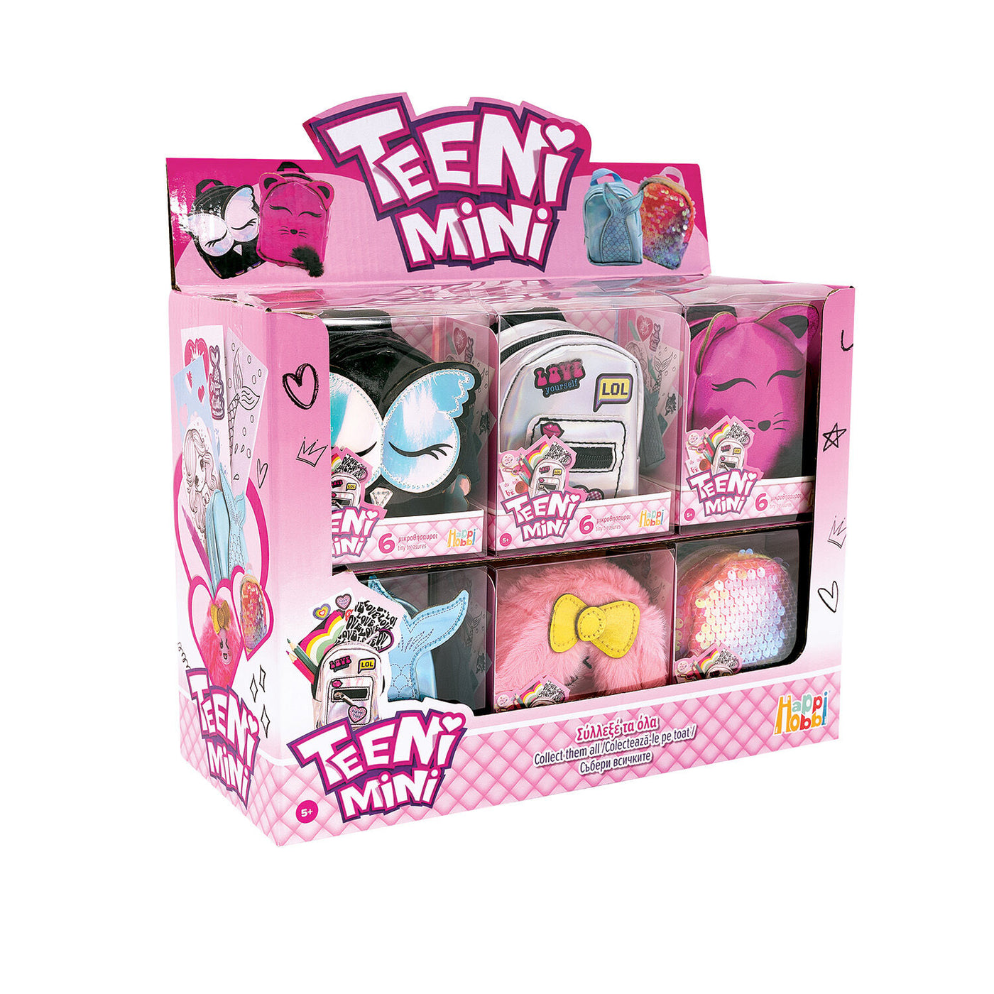HappiHobbi Teeni Mini Stationary Set Μικροθησαυροί (1080-51101) - Fun Planet