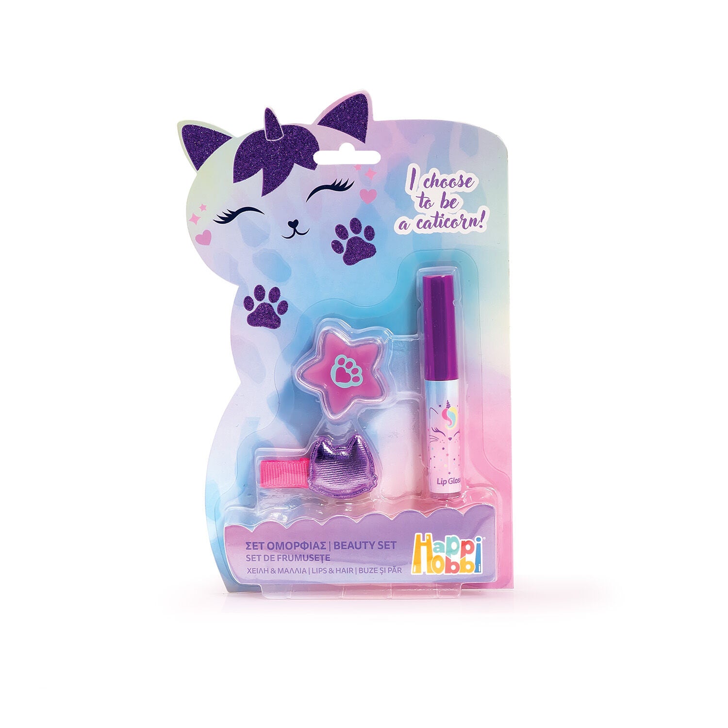 HappiHobbi Σετ Ομορφιάς Χείλη και Μαλλιά (1081-60001) - Fun Planet