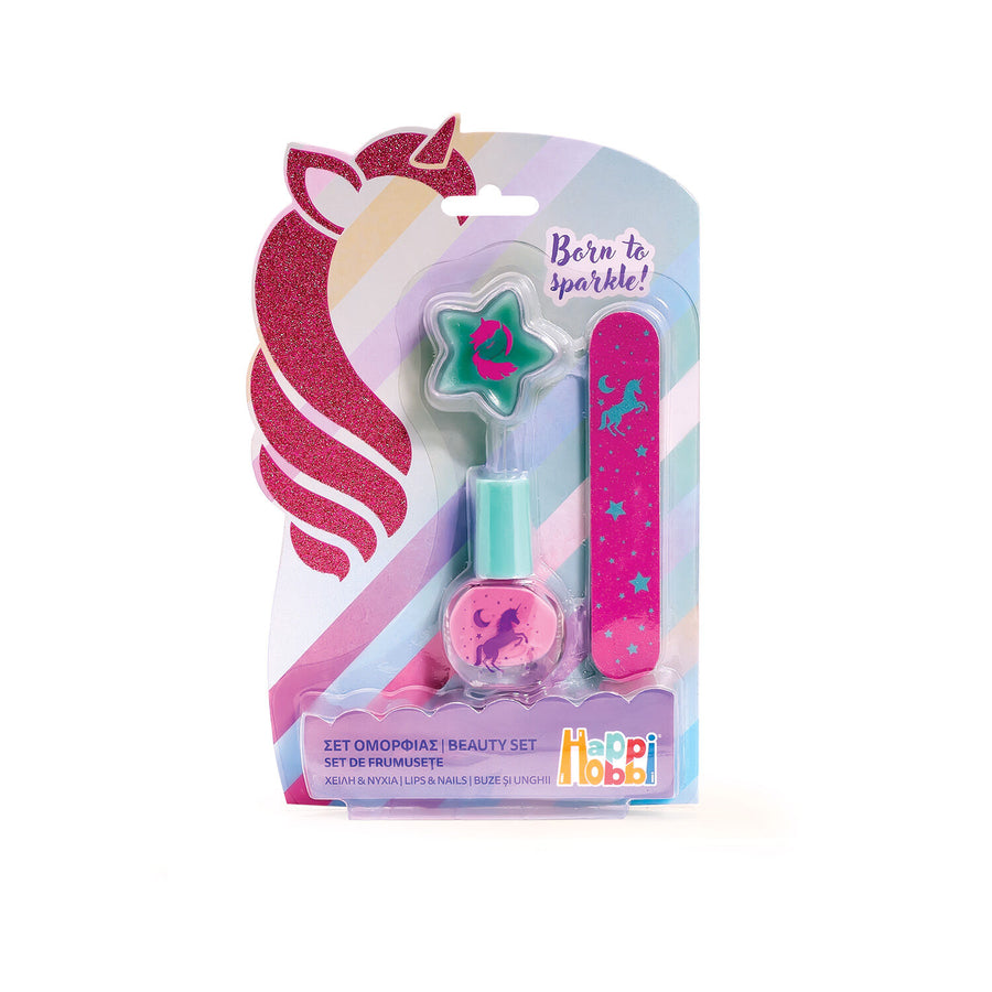 HappiHobbi Σετ Ομορφιάς Χείλη και Νύχια (1081-60001) - Fun Planet