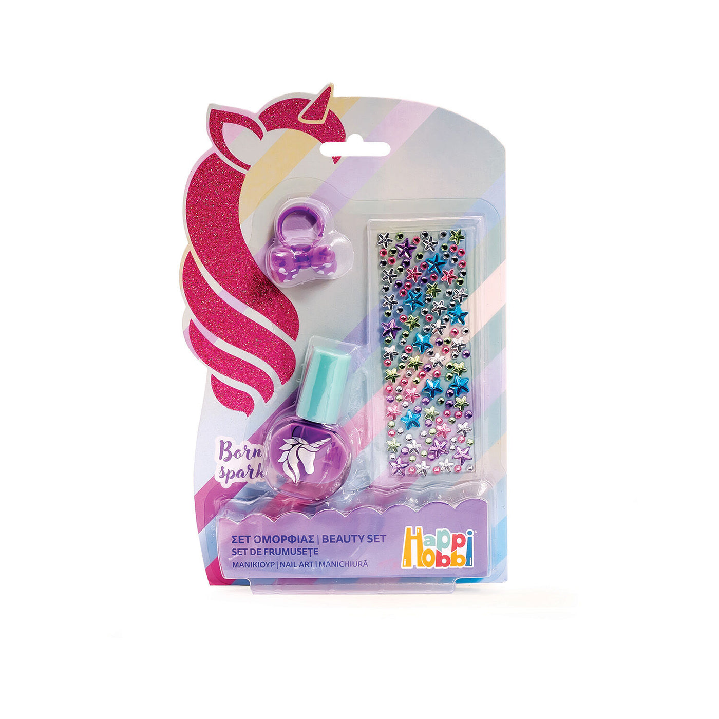 LUKKY Cream Eye Shadows 6 Colors Pearl White 4 Shades of Blue (T16126)