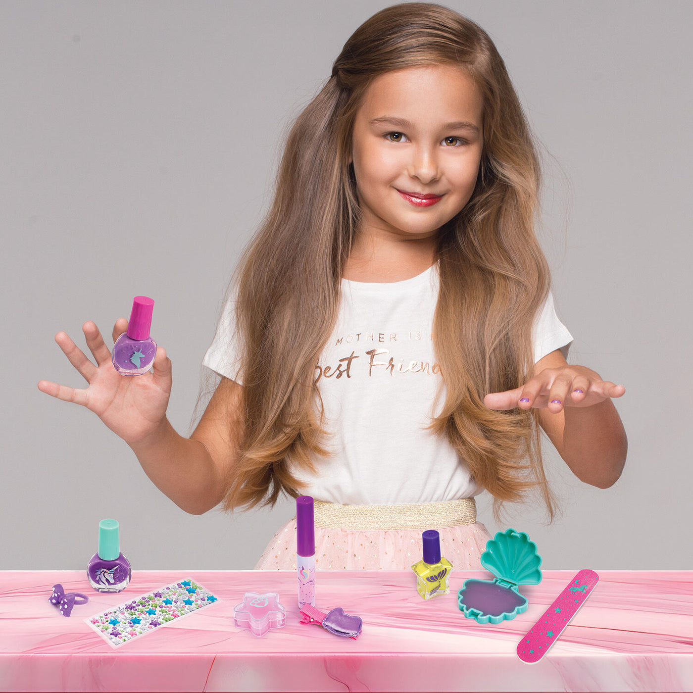 LUKKY Cream Eye Shadows 6 Colors Pearl White 4 Shades of Blue (T16126)