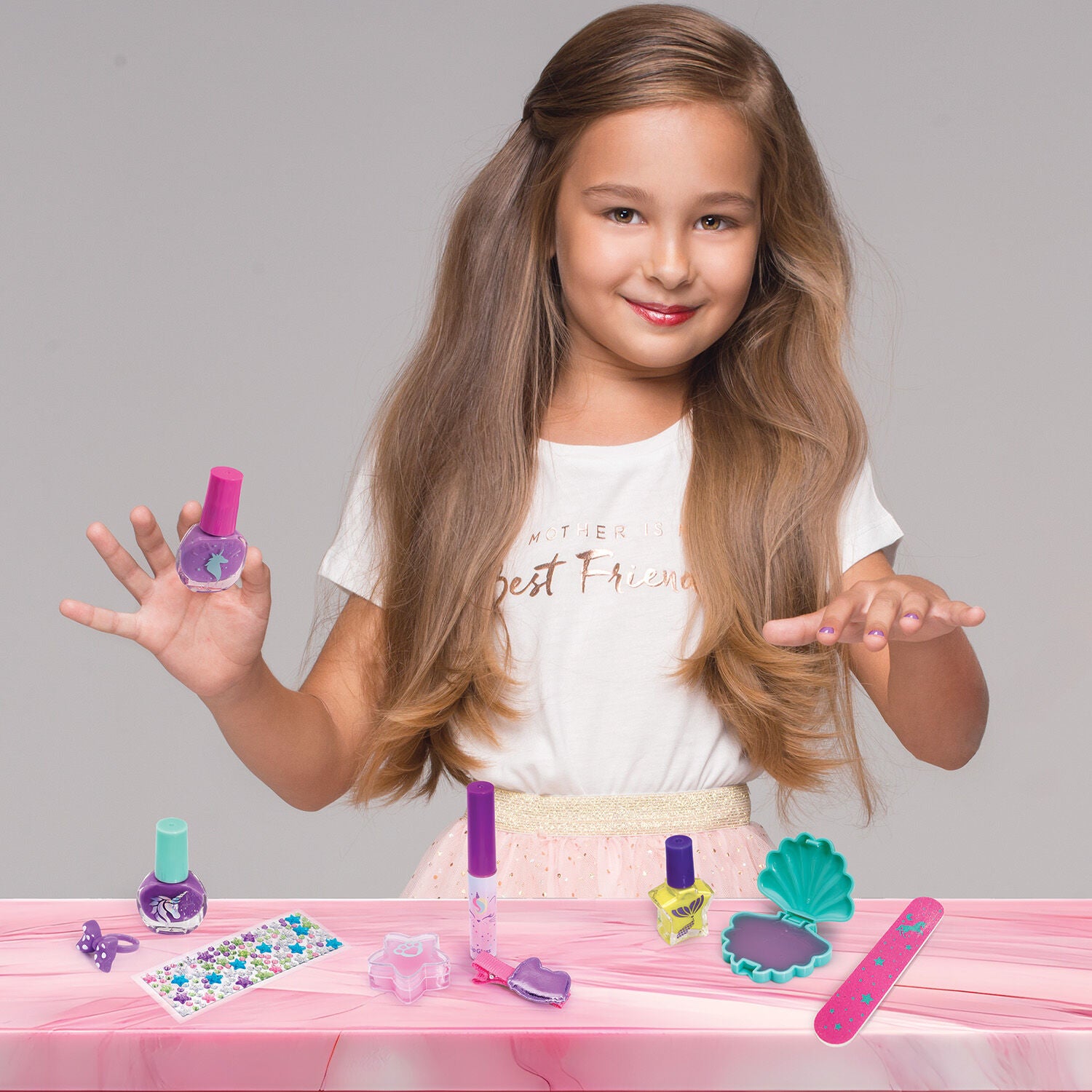 LUKKY Cream Eye Shadows 6 Colors Pearl White 4 Shades of Blue (T16126)