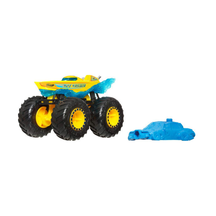 Hot Wheels Oχήματα Monster Trucks Wave Wrecker (JHY22)