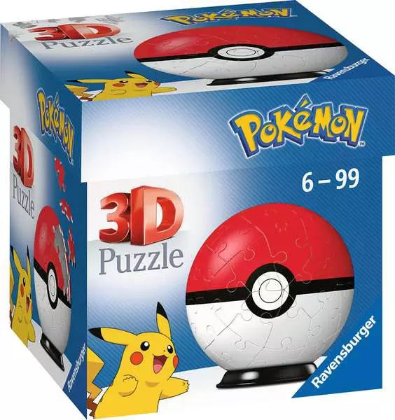 Ravensburger 3D Puzzle 54 τεμάχια Pokemon Pokeball (11256) - Fun Planet