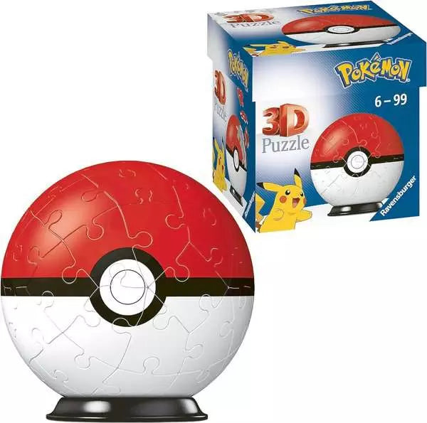 Ravensburger 3D Puzzle 54 τεμάχια Pokemon Pokeball (11256) - Fun Planet