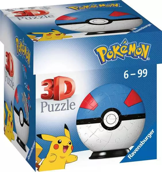 Ravensburger 3D Puzzle 54 τεμάχια Pokemon Great Ball (11265) - Fun Planet