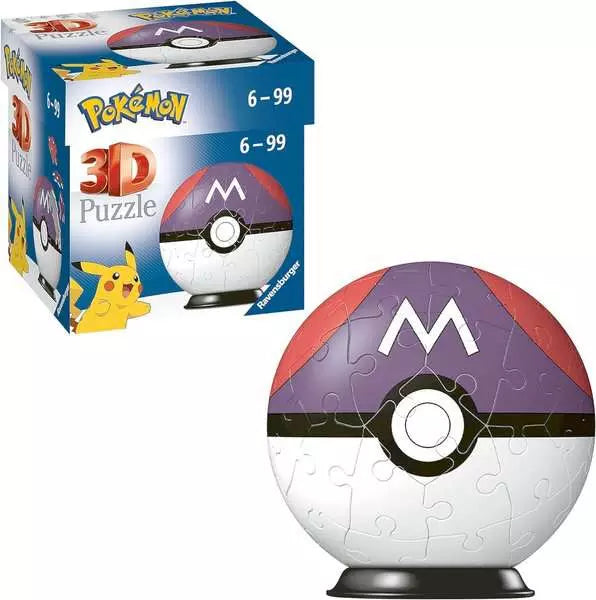 Ravensburger 3D Puzzle 54 τεμάχια Pokemon Master Ball (11564) - Fun Planet