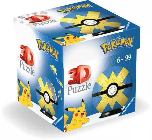 Ravensburger 3D Puzzle 54 τεμάχια Pokemon Quick Ball (11580) - Fun Planet
