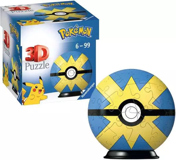 Ravensburger 3D Puzzle 54 τεμάχια Pokemon Quick Ball (11580) - Fun Planet