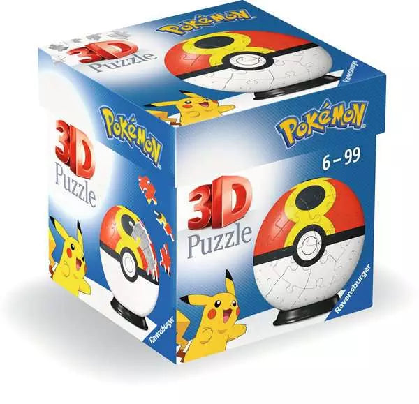 Ravensburger 3D Puzzle 54 τεμάχια Pokemon Repeat Ball (11628) - Fun Planet