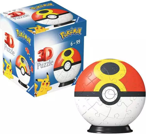 Ravensburger 3D Puzzle 54 τεμάχια Pokemon Repeat Ball (11628) - Fun Planet