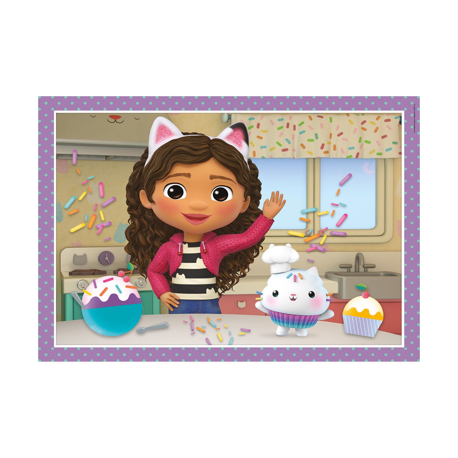 Clementoni Παιδικό Παζλ 4 in 1 Super Color DreamWorks Gabby's Dollhouse (1200-21524) - Fun Planet