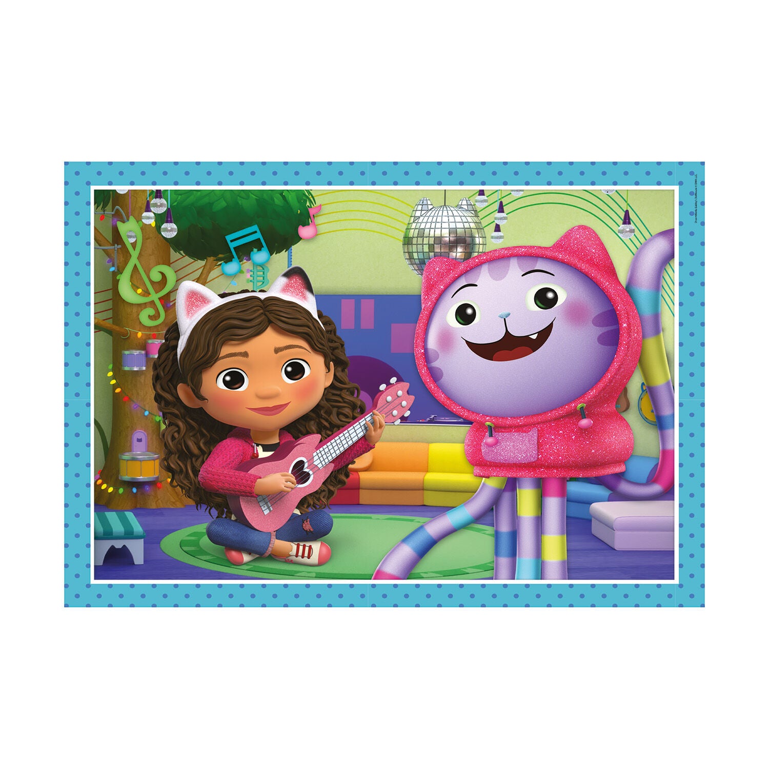 Clementoni Παιδικό Παζλ 4 in 1 Super Color DreamWorks Gabby's Dollhouse (1200-21524) - Fun Planet