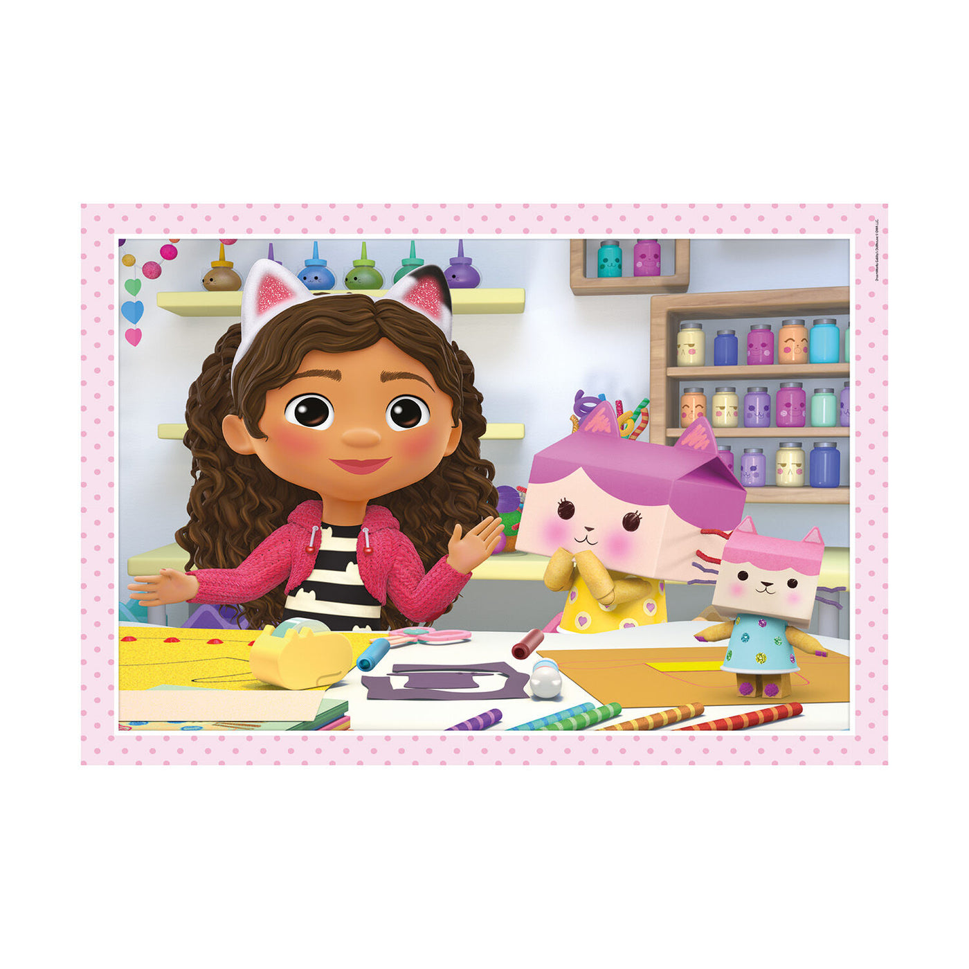 Clementoni Παιδικό Παζλ 4 in 1 Super Color DreamWorks Gabby's Dollhouse (1200-21524) - Fun Planet
