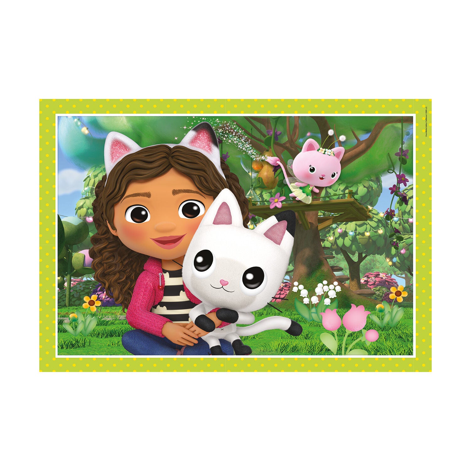 Clementoni Παιδικό Παζλ 4 in 1 Super Color DreamWorks Gabby's Dollhouse (1200-21524) - Fun Planet