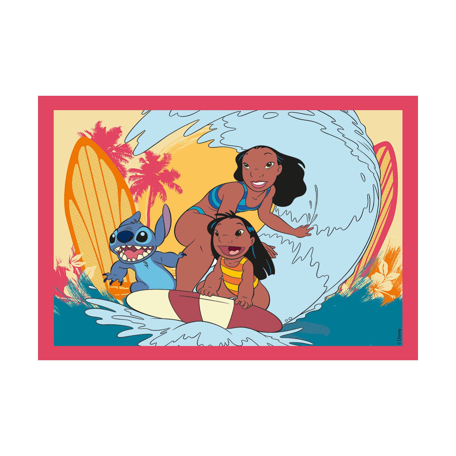 Clementoni Παιδικό Παζλ 4 in 1 Super Color Disney Stitch 12-16-20-24 τεμάχια (1200-21745) - Fun Planet