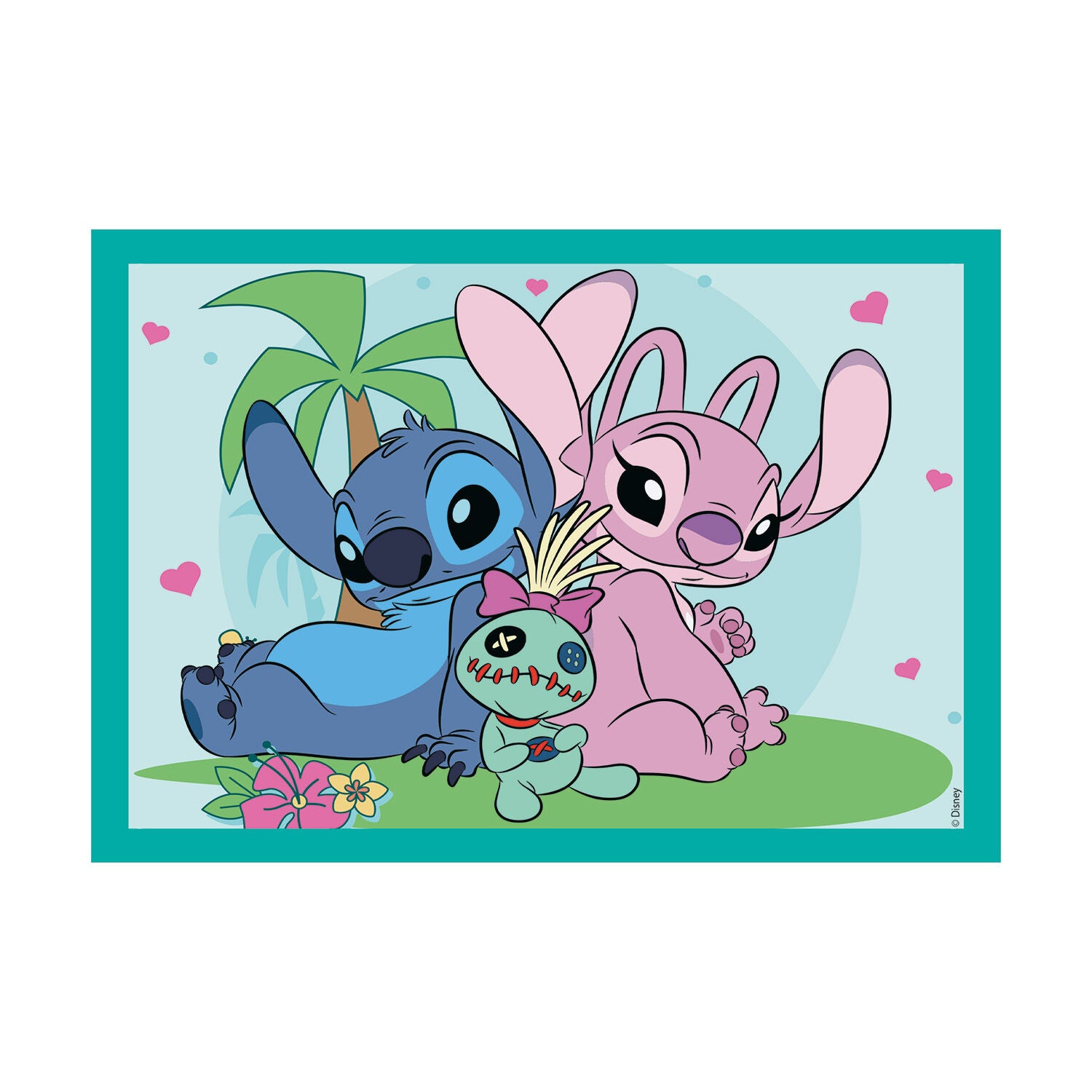 Clementoni Παιδικό Παζλ 4 in 1 Super Color Disney Stitch 12-16-20-24 τεμάχια (1200-21745) - Fun Planet