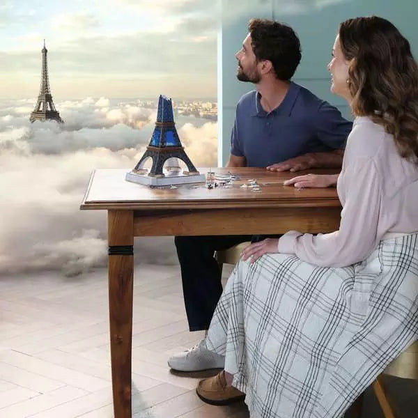 Ravensburger 3D Puzzle Iconics Πύργος του Άιφελ Night Edition 243τεμάχια (12008024)