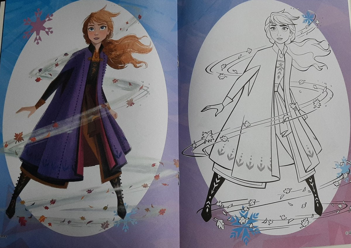 Disney Frozen II Βιβλίο Ζωγραφικής Multicolor Α4 με 32 Σελίδες Χρωματισμού (400261) - Fun Planet