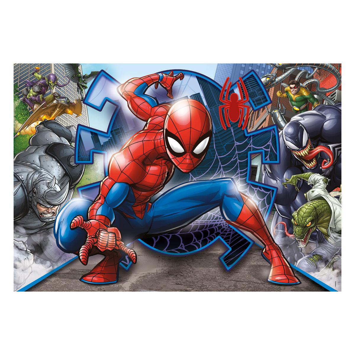 Clementoni Παζλ Παιδικό 104 Super Color Marvel Spider-Man (1210-25044)