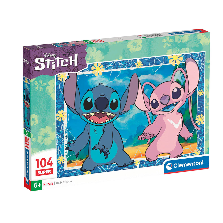 Clementoni Παιδικό Παζλ Super Color Disney Stitch 104 τεμάχια (1210-27573) - Fun Planet