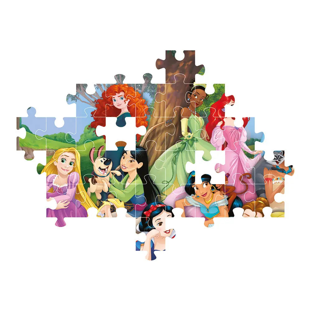 Παζλ Clementoni 104 Super Color Disney Princess (1210-25743) - Fun Planet