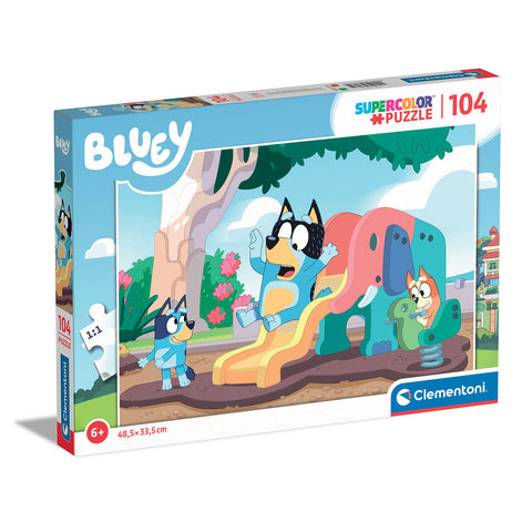 Clementoni Παιδικό Παζλ Super Color Bluey 104 τμχ (1210-27171) - Fun Planet