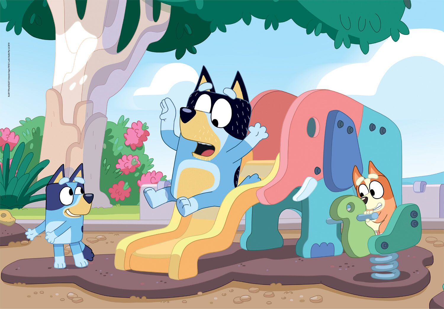 Clementoni Παιδικό Παζλ Super Color Bluey 104 τμχ (1210-27171) - Fun Planet
