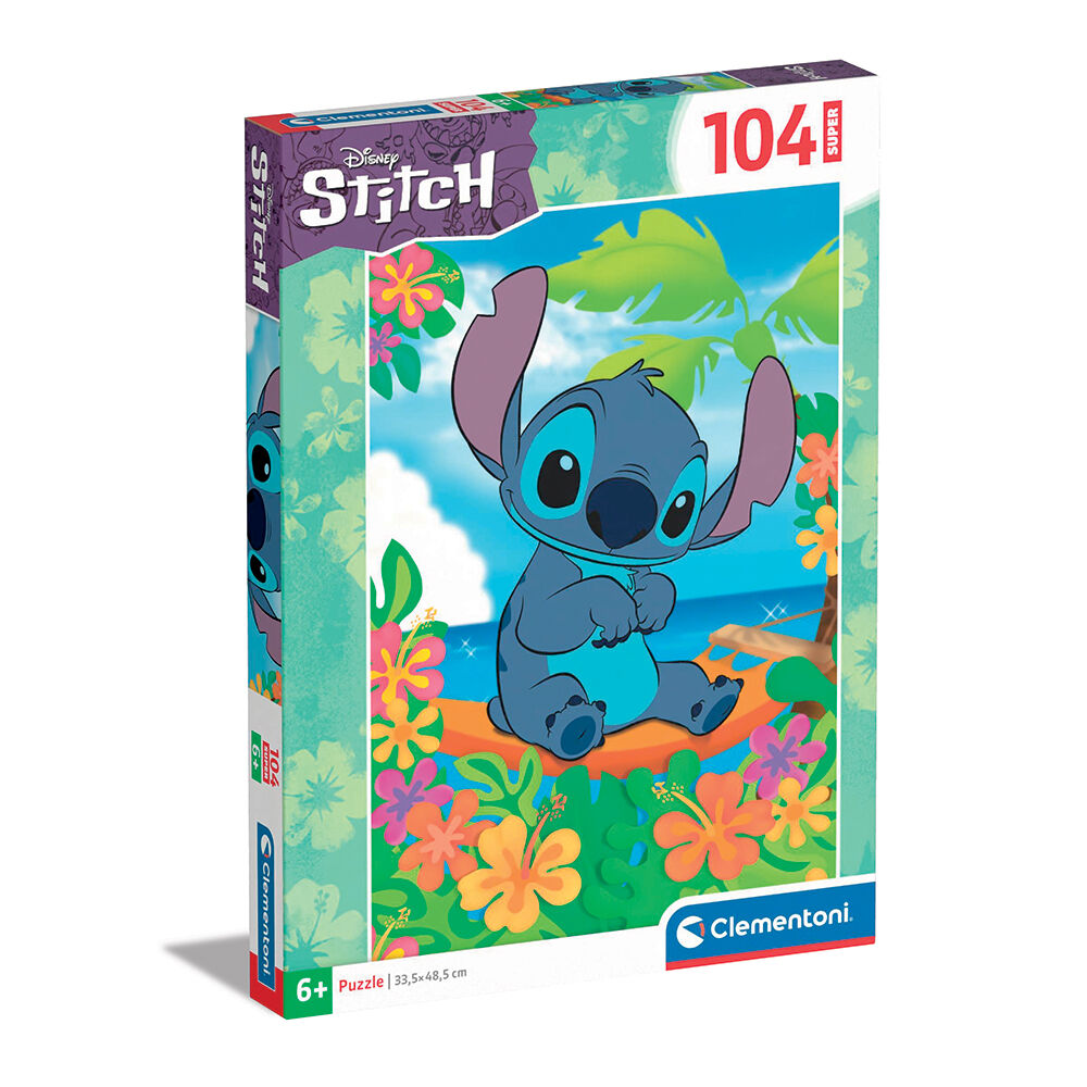 Clementoni Παιδικό Παζλ Super Color Disney Stitch 104 τεμάχια (1210-27572) - Fun Planet
