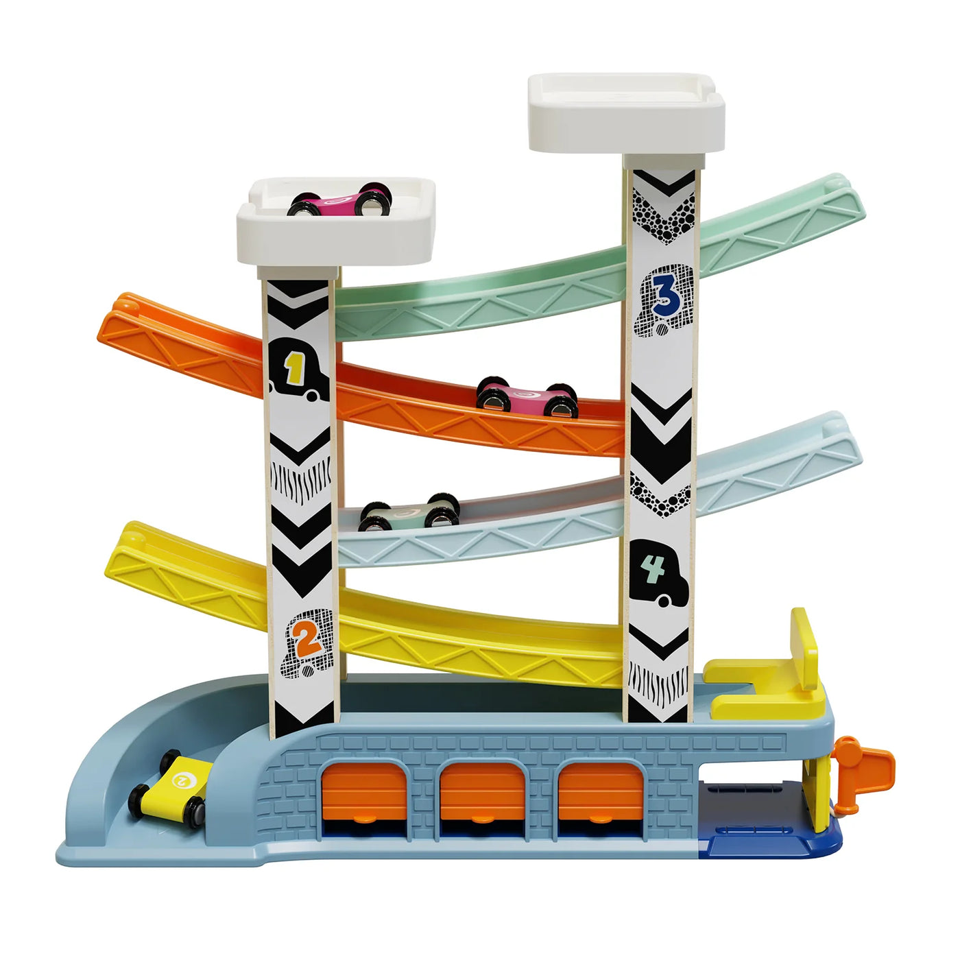 Top Bright Κατρακύλα με 4 αυτοκινητάκια Car Racetrack (121092) - Fun Planet