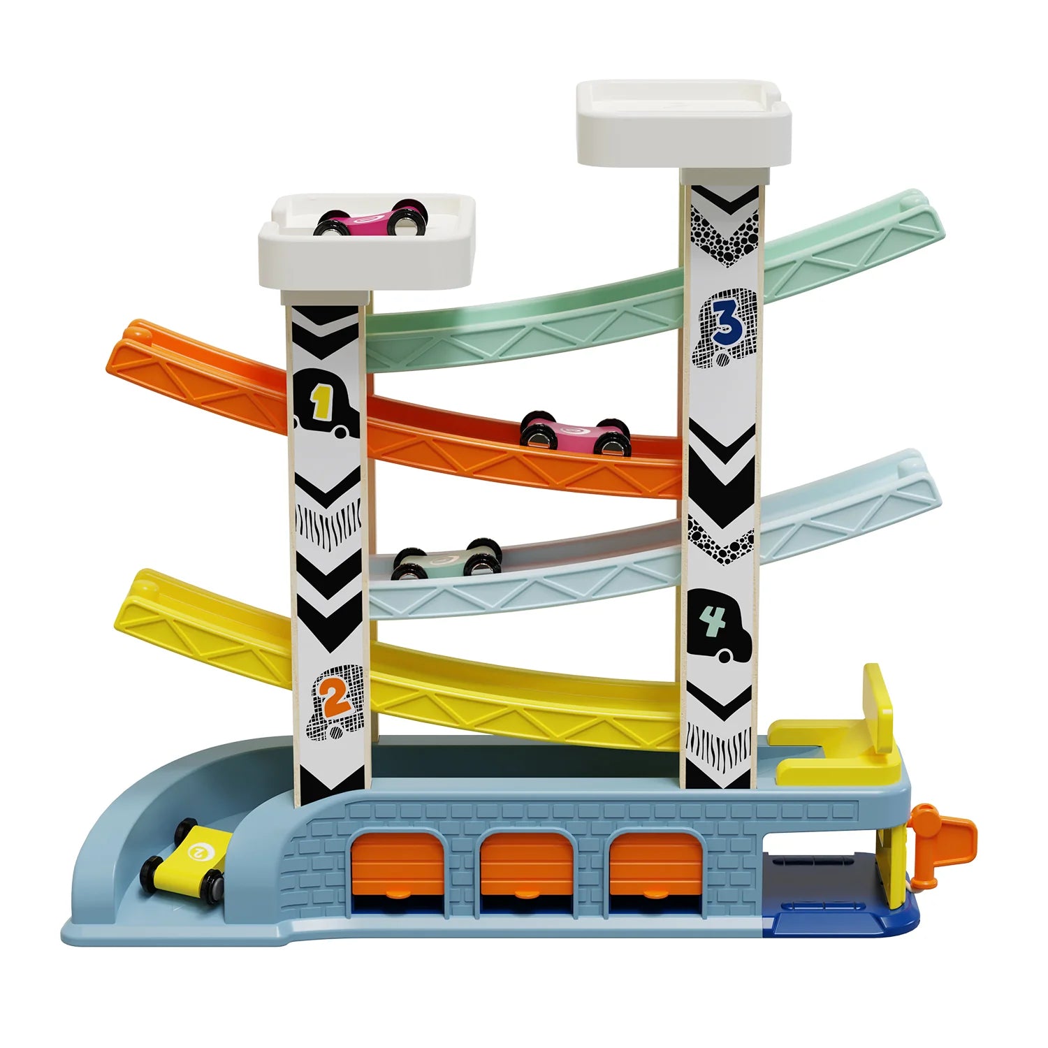 Top Bright Κατρακύλα με 4 αυτοκινητάκια Car Racetrack (121092) - Fun Planet