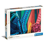 Clementoni Παζλ High Quality Collection Πολύχρωμα Κυμματιστά Υφάσματα 1500 τμχ (1220-31706) - Fun Planet