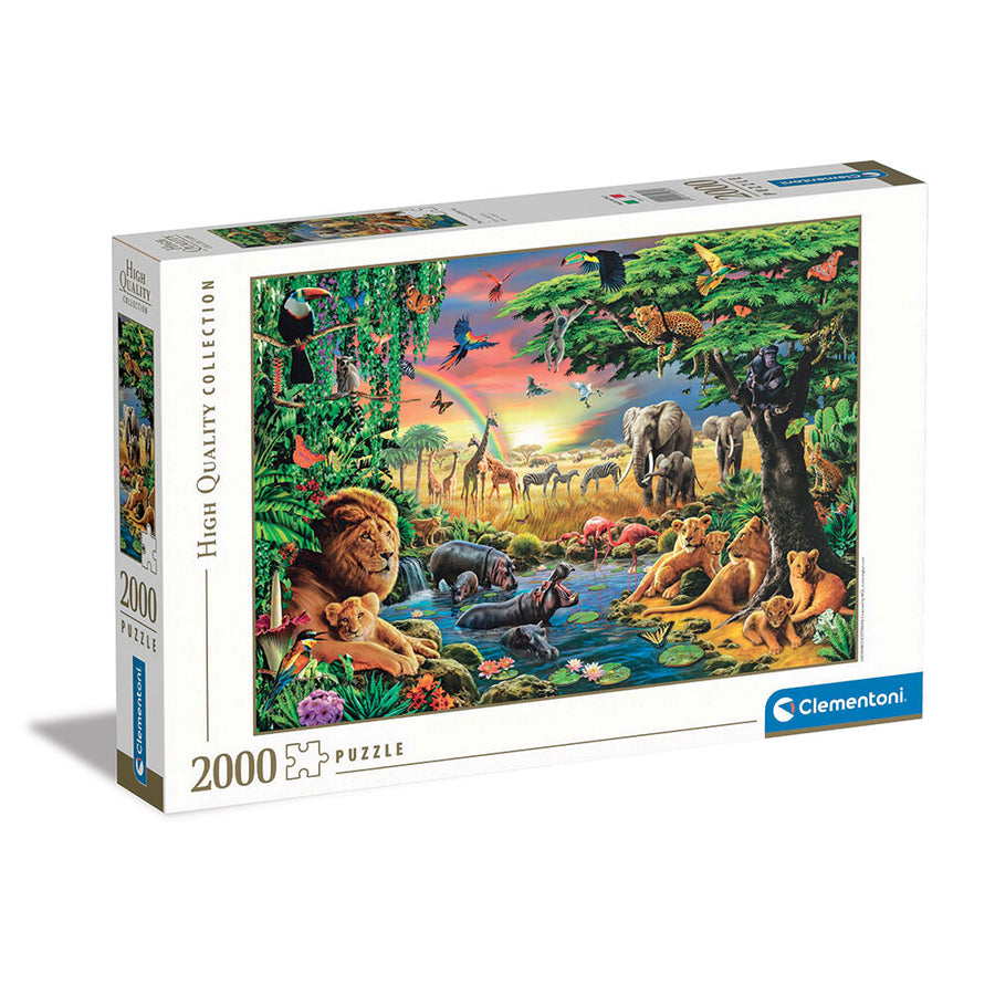 Clementoni Παζλ High Quality Collection Ζώα της Αφρικής 2000 τμχ (1220-32081) - Fun Planet
