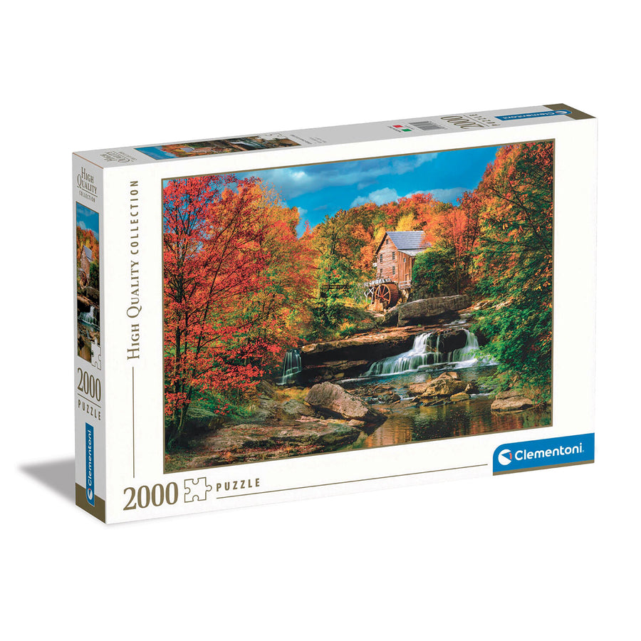 Clementoni Παζλ High Quality Collection Glade Creek Grist Mill ΗΠΑ 2000 τμχ (1220-32574) - Fun Planet