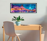 Clementoni Παζλ Panorama High Quality Collection Πολύχρωμη Νύχτα Στα Νορβηγικά Νησιά 1000 τμχ (1220-39747) - Fun Planet
