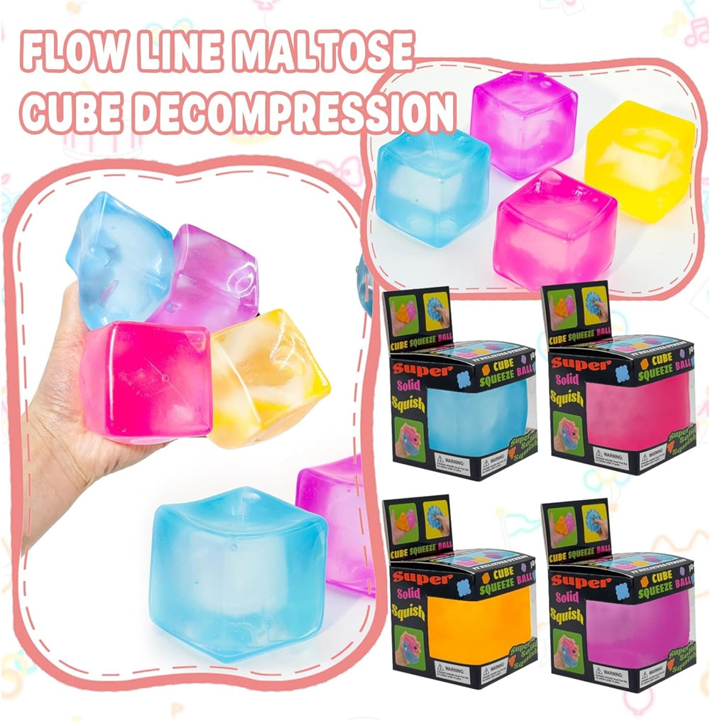 Squeezy Squishy Cube in Various Colours (6998)