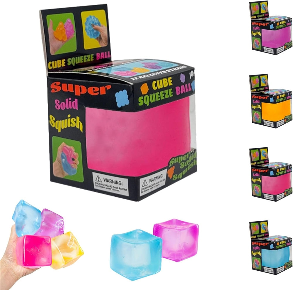 Squeezy Squishy Cube in Various Colours (6998)