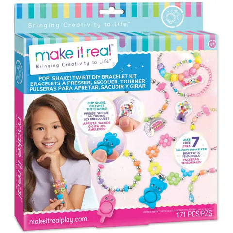 Make it Real Pop! Shake! Twist! DIY Bracelet Kit (1328)